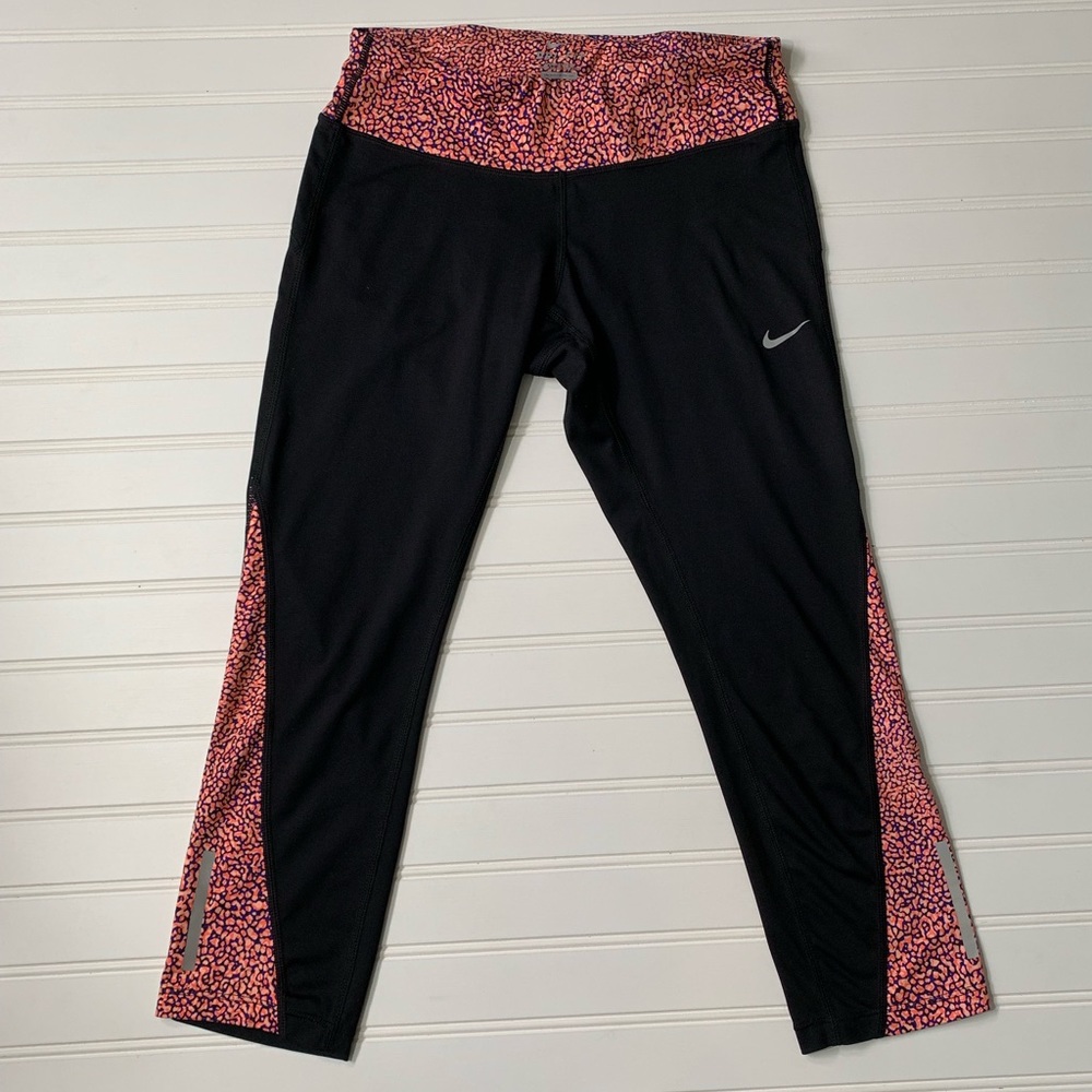 Nike womens dri fit 2.0 running Capri tights Sz SM - Picture 2 of 8